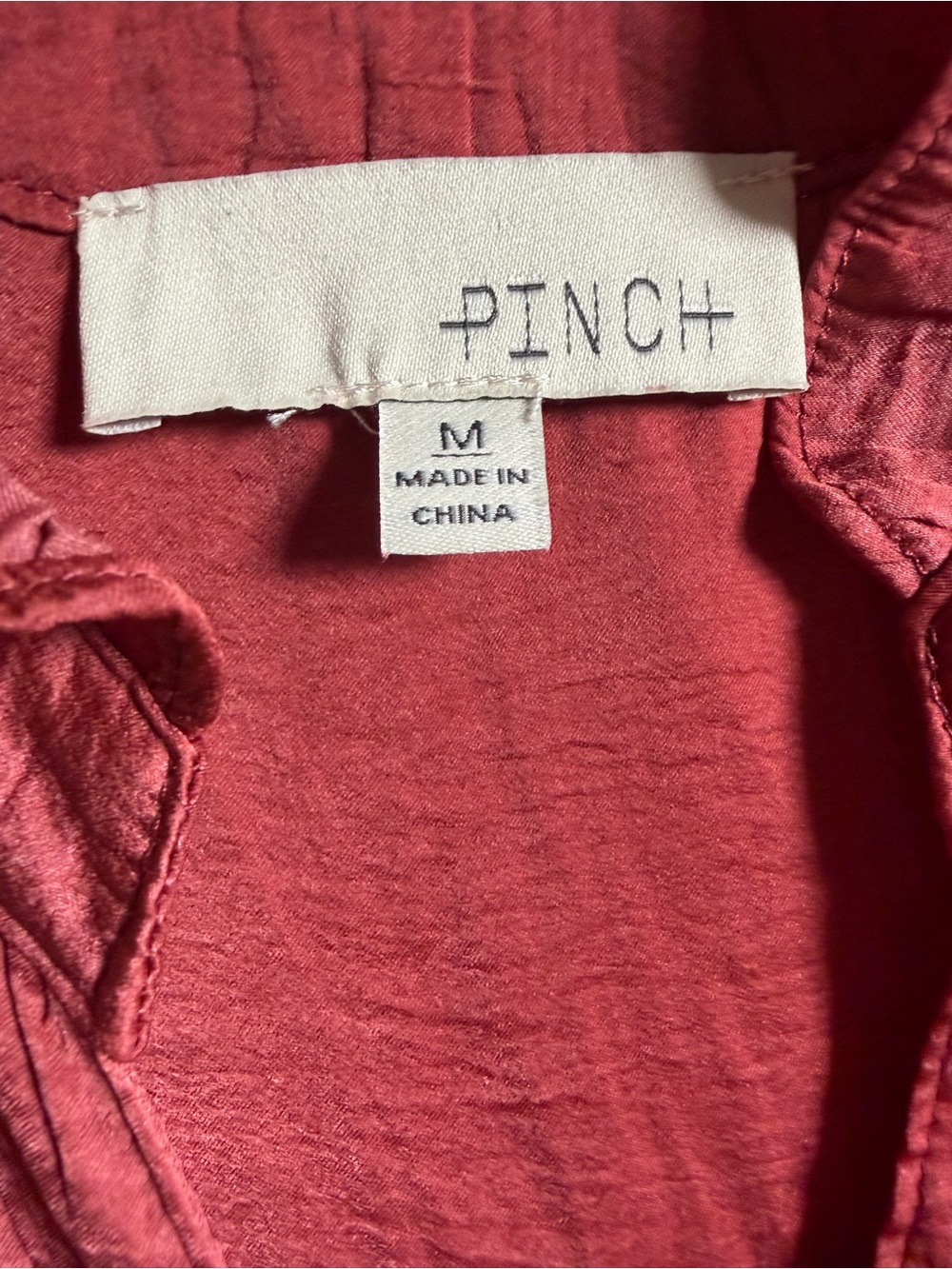PINCH Mauve Tiered Maxi Dress Boho Flutter Sleeve Prairie Cottagecore M - Picture 7 of 9